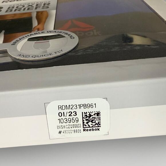 Reebok 3 Pack Featherweight Performance Boxer Briefs 6" Inseam Underwear Size S - Picture 11 of 11